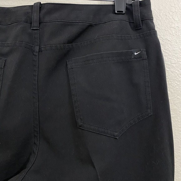 Nike Womens Pants Size 8 Medium Black Slim Fit Golf BV6081 - Picture 4 of 9